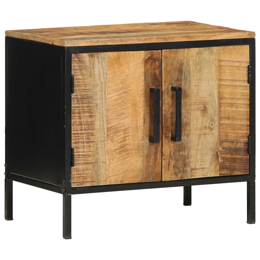 Armadio da Notte 2 pcs Marrone e Nero 50 x 30 x 45 cm 4019642
