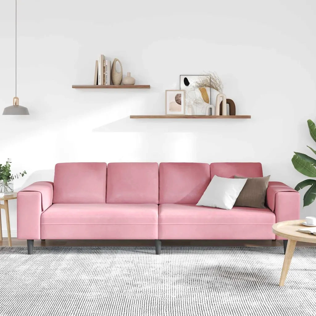 Set di divani Rosa Velluto