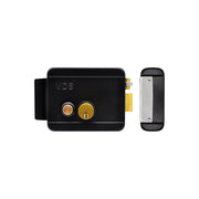 ELETTROSERRATURA CENTRALE COMPLETA SX/DX CON PULSANTE 12V 3 CHIAVI VDS ELC 167/E