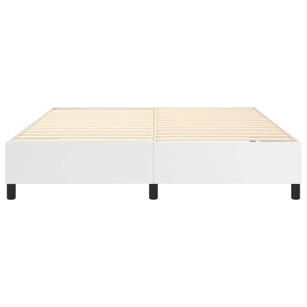Struttura Letto a Rete a Molle Bianco 180x200 cm in Similpelle 3121060