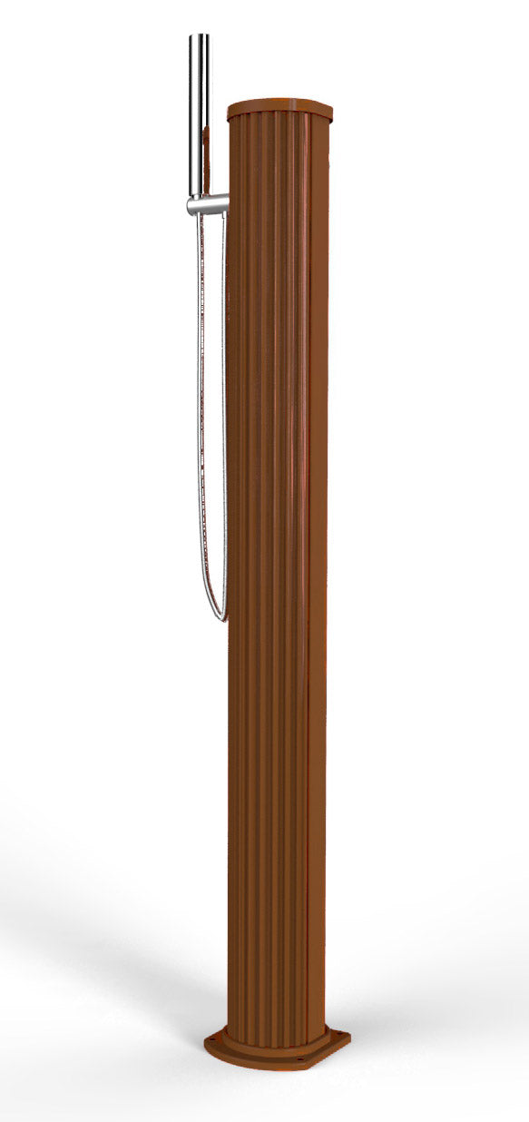 Doccia Solare da Esterno Giardino 20L Miscelatore Doccetta e Lavapiedi Arkema Jolly Go Oro Van Gogh