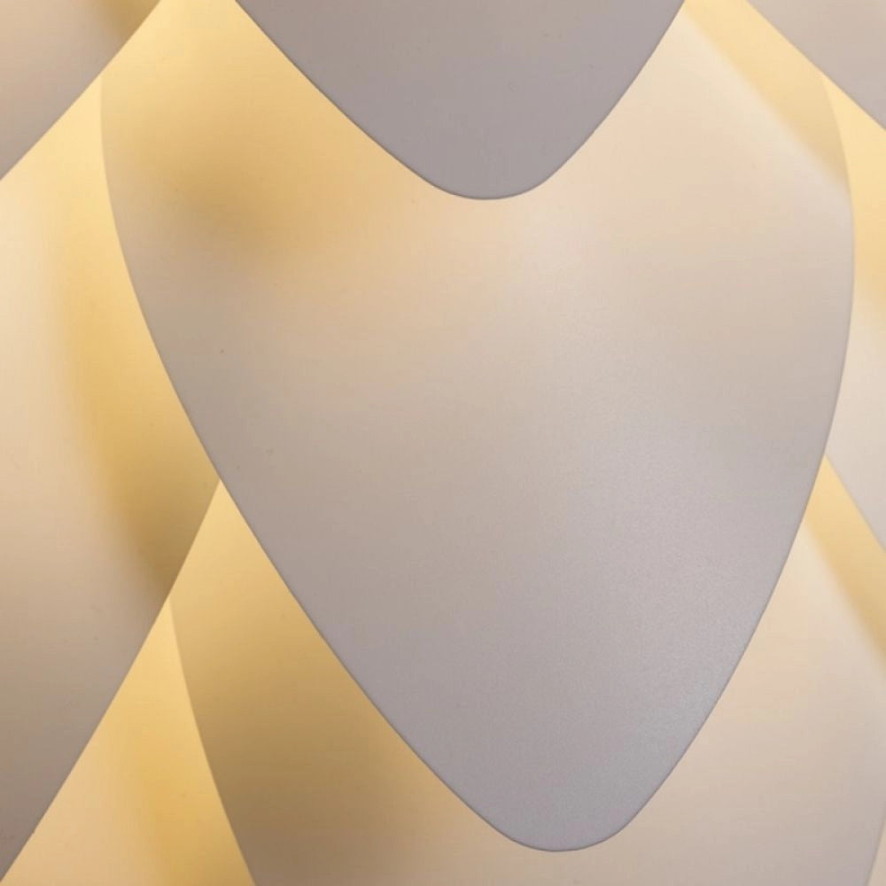 Lampadario ENCOMBRE a sospensione PVC bianco 230V E27 42W