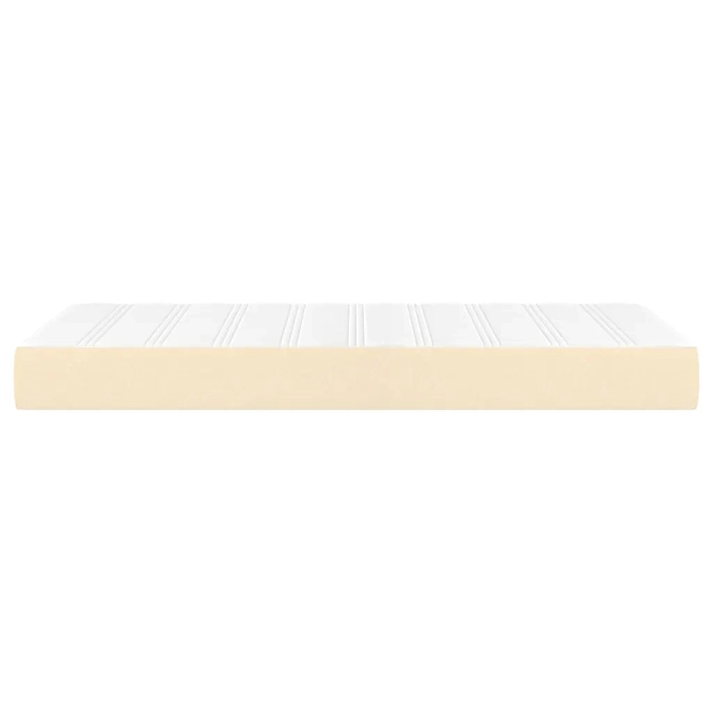 Materasso a Molle Insacchettate Rigidità Media Crema 80x200x20 cm 347679