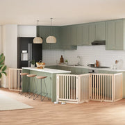 vidaXL Cancello per Cani Pieghevole 6 Pannelli 480 cm Legno di Pioppo