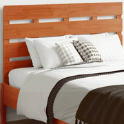Testiera-Testata-Testiera Decorativa Marrone Cera 135 cm in Legno Massello di Pino 146212