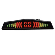 Sistema di sensori di parcheggio 8 sensori con display LED e allarme sonoro Nero Avizar