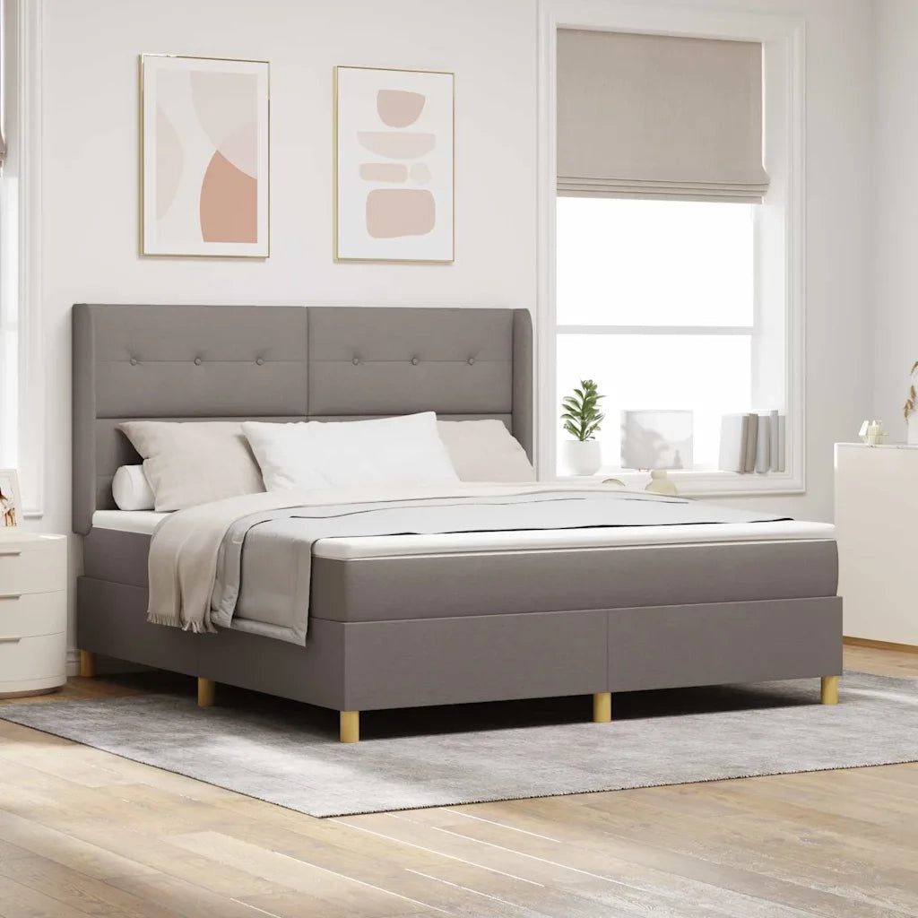 Letto a molle con strisce LED Talpa 180 x 200 cm Tessuto 3343711