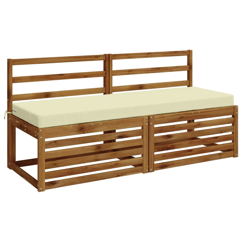 Cuscini per Panchina a 2 Pezzi SOEST 2 pz 100% Poliestere Crema 950333