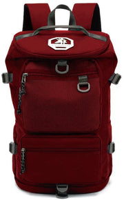 Borsa Sport 4-Via Impermeabile con Tasca per Scarpe per Viaggi Sport Escursioni Laptop (Rosso Viva Magenta)