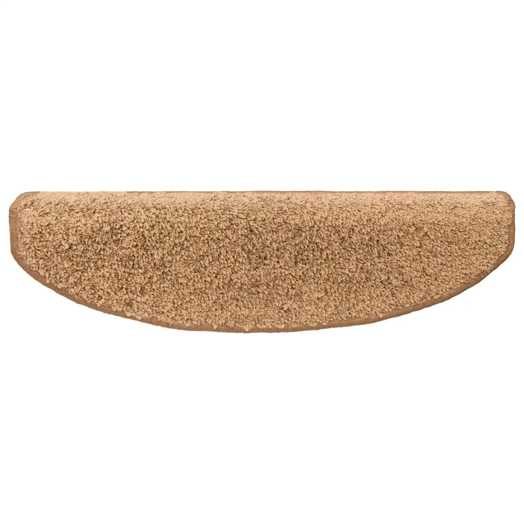 Tappetini per scale autoadesivi 15 pcs Beige 80 x 24,5 x 3,5 cm 42038653