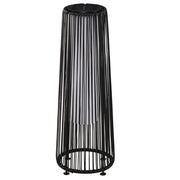 Lampada da giardino LED ¨C zephmum ¨C nero, resina, ?21.5x61H cm