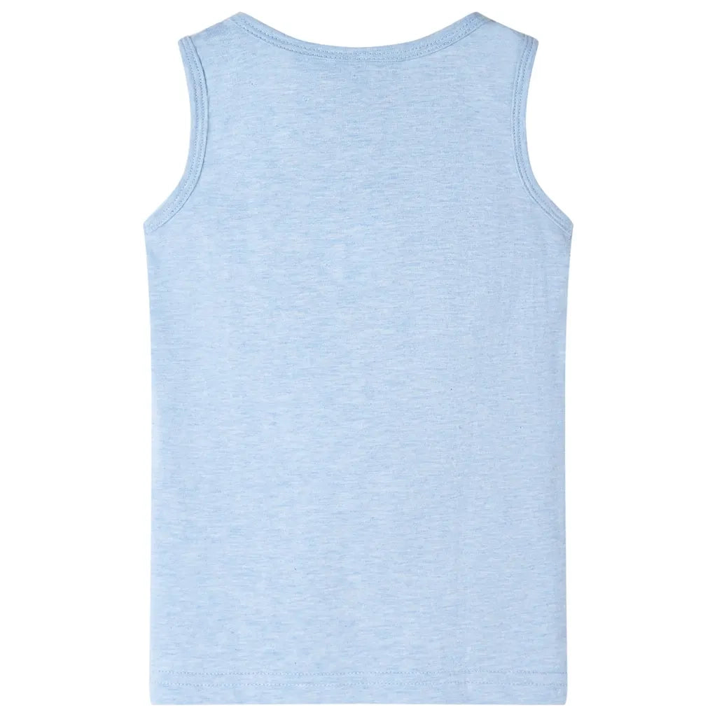 Canotta da Bambino Blu Tenue MÃ©lange 128