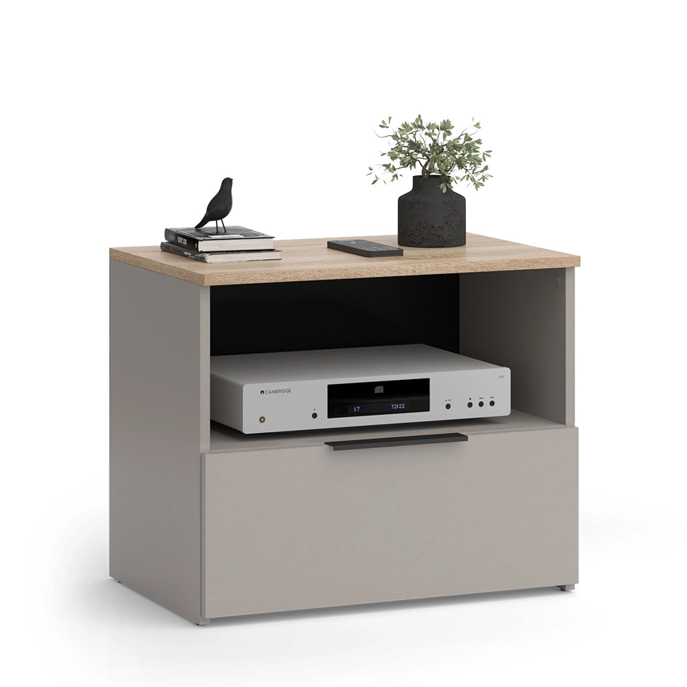 Vicco Mobile tv Grigio 60 x 50 cm con cassetto