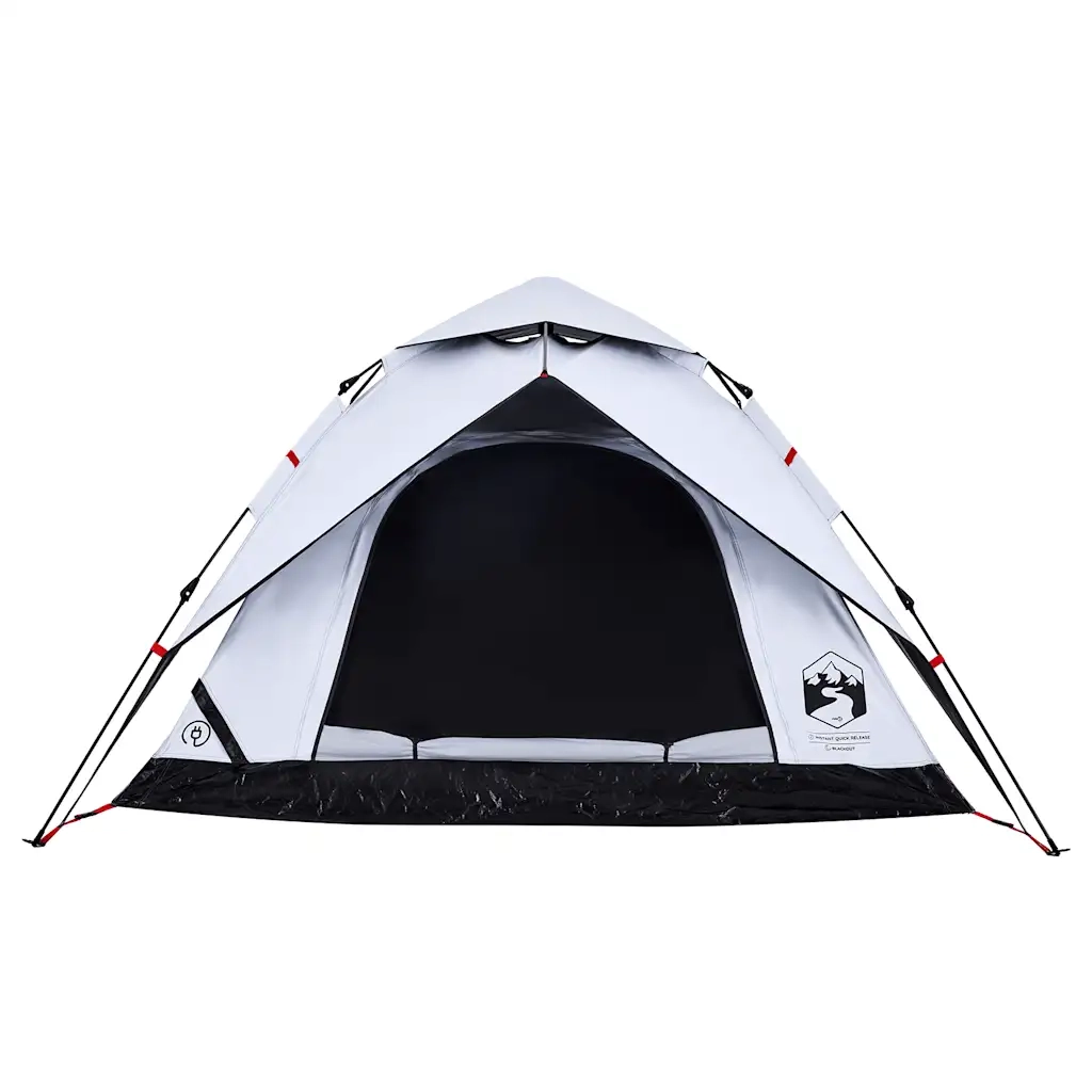 Tenda 4 Persone Bianca in Tessuto Oscurante a Rilascio Rapido 4004184
