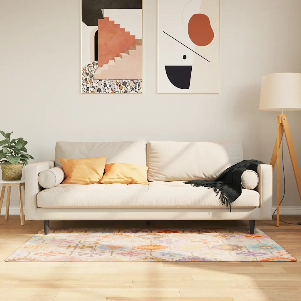 Tappeto Lavabile Multicolore 80x150 cm 136579