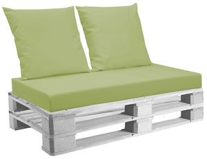 Cuscini per Pallet 120x80 cm Seduta e Schienale in Similpelle Mariotti Belem Lime