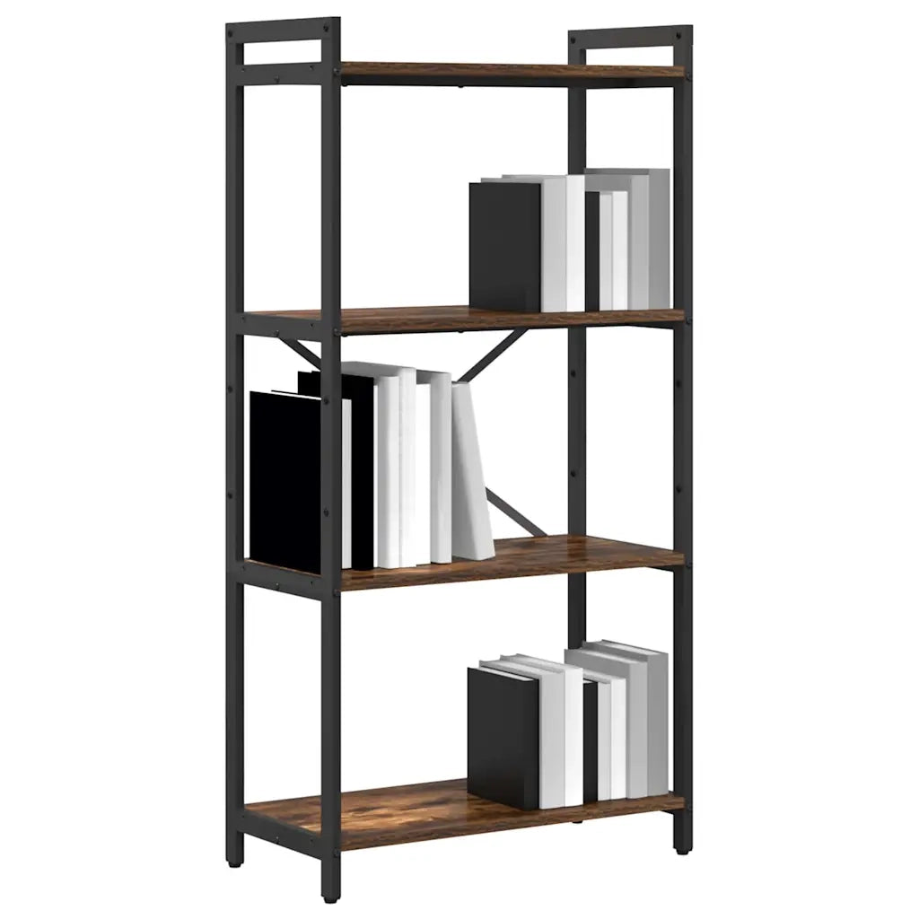 Libreria 60 x 30 x 120 cm Legno ingegnerizzato Rovere fumé 868391