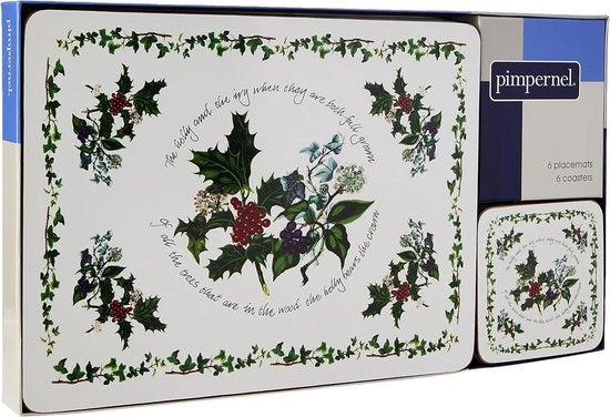 Set di placche e sottopanchine in curva - resistente alle macchie - set da 6 - naturale - tavola di legno di quercia - 40,1 x 29,8 cm