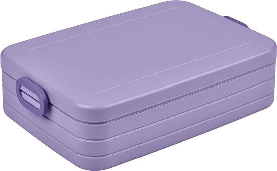 Lunchbox per Pausa Grande - broodtrommel To Go - per 4 panini o 8 panini - box per preparazione pasti - foodbox con divisione interna - resistente al lavastoviglie - 1500 ml - Verde Vivace