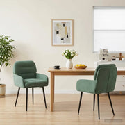 Sedie da pranzo 2 pcs Velluto (V) Verde Mare 59 x 59,5 x 90 cm 42034316