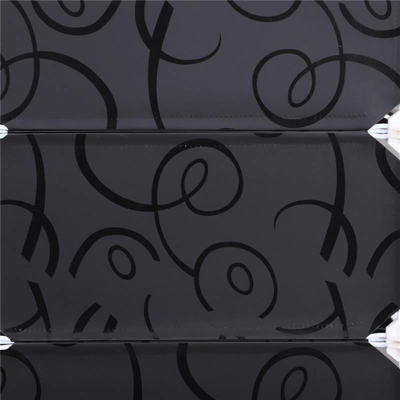 SCARPIERA MODULARE 16 CUBI IN 95 X 37 X 160 CM BIANCO E NERO