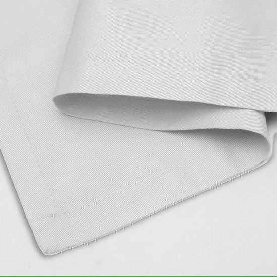 Telaio per tavolo da 6 posti - Bianco - 40 x 182 cm - 100% cotone - Decorativo - Festa - Ristorante - Lavabile in macchina