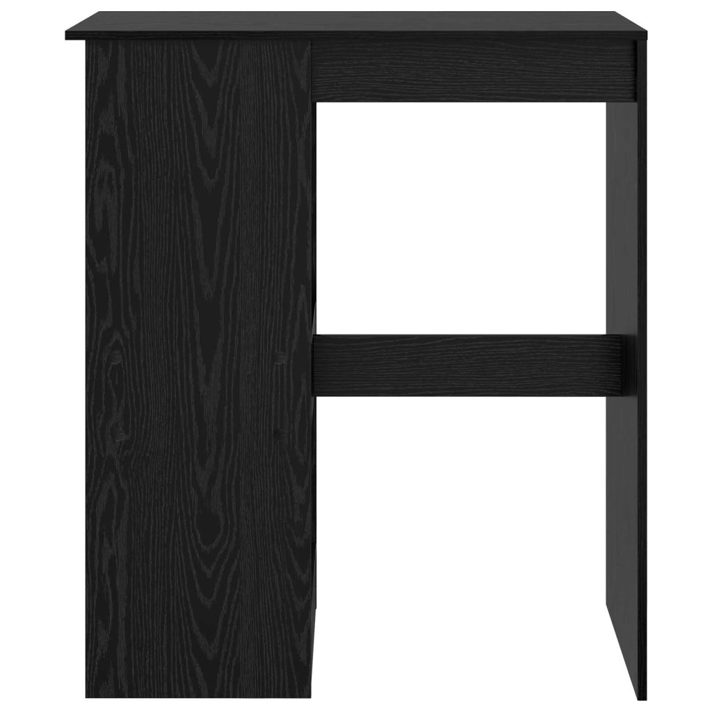 Tavolo da bar con lo scaffale Rovere Nero 90 x 47.5 x 103.5 cm 8003917