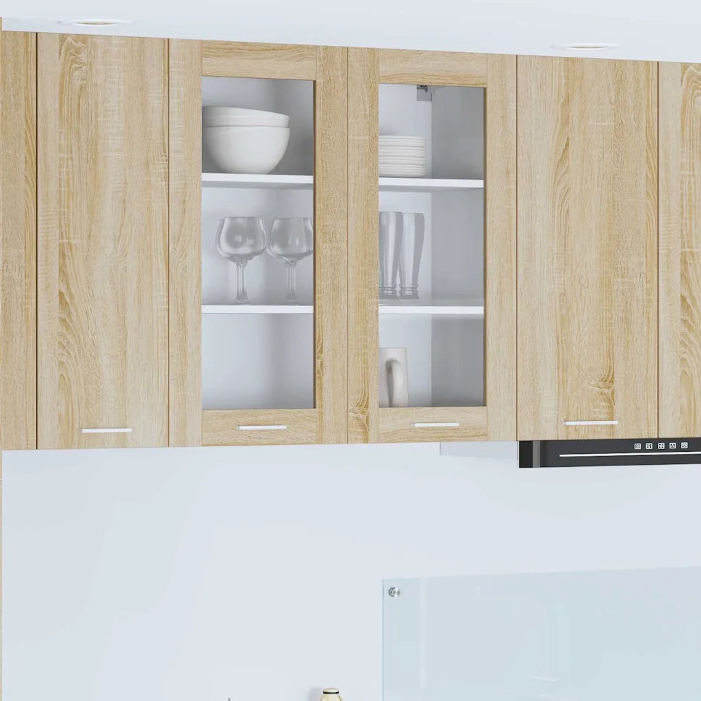 Armadio pensile Rovere Sonoma 80 x 31 x 80 cm Legno multistrato 884324