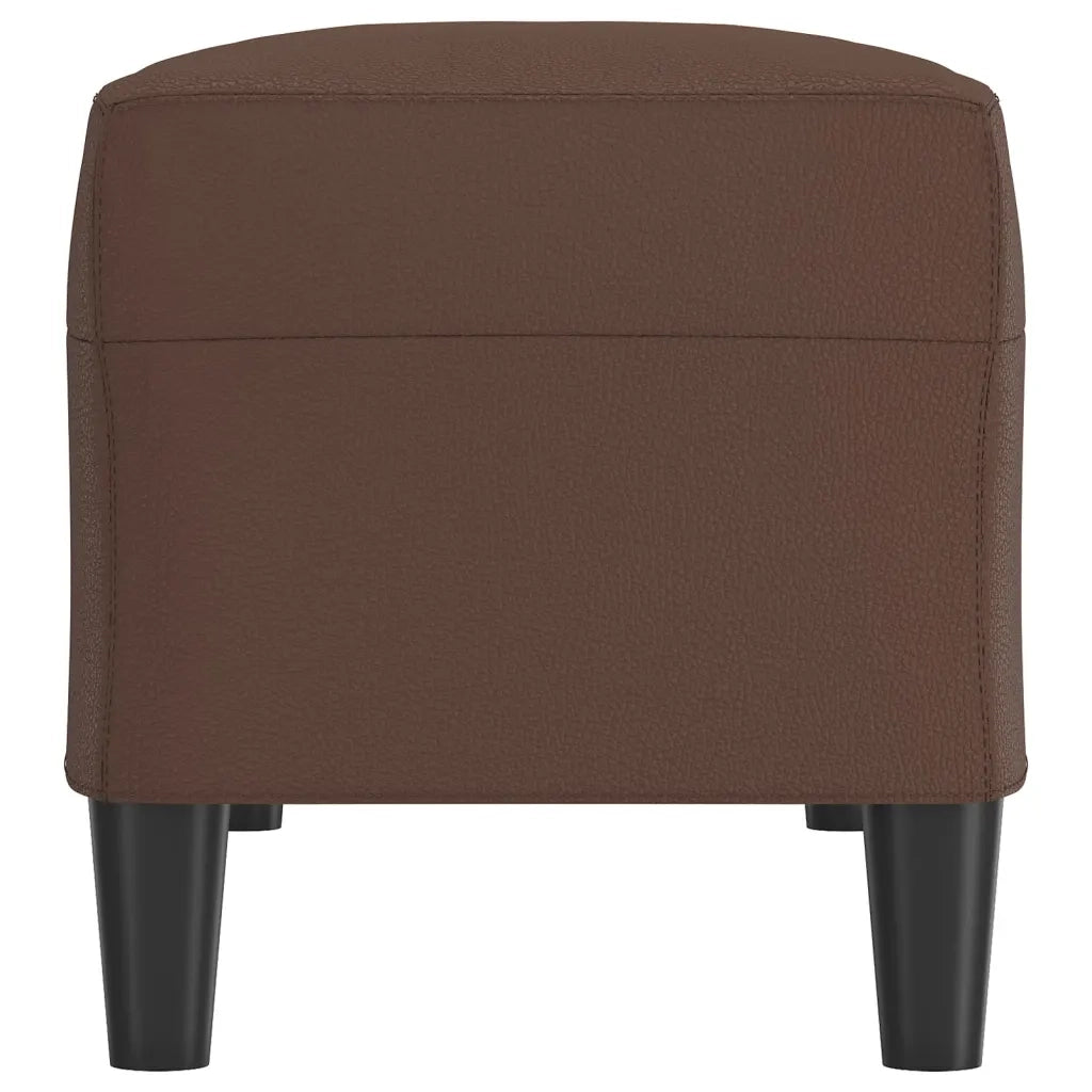 Panca Marrone 100x35x41 cm in Similpelle cod mxl 65574