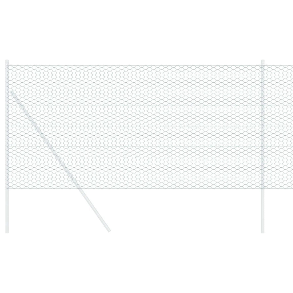 Recinzione da Giardino | Recinzione Esagonale Verde 1,2 x 10 m PVC