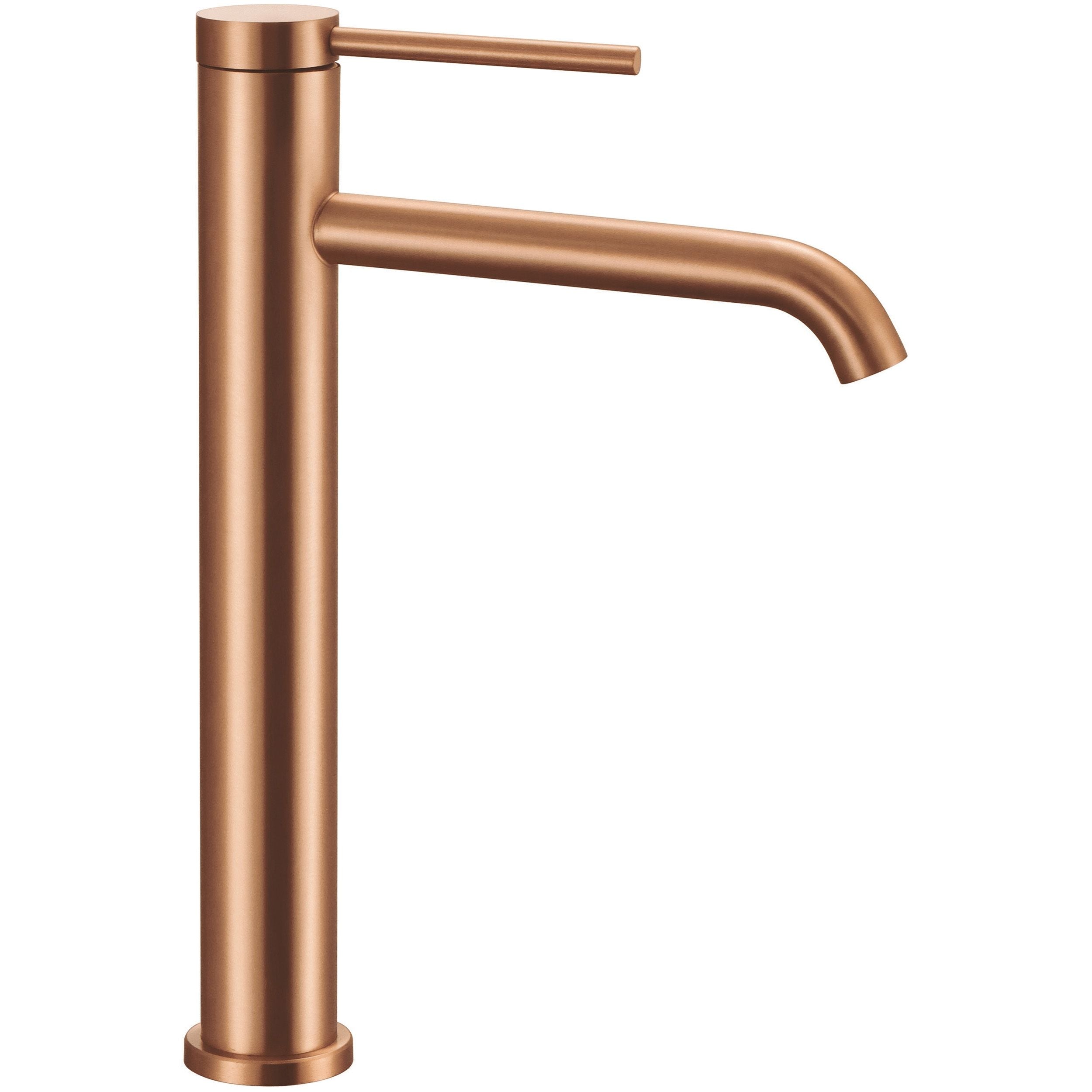 Rubinetto Da Lavabo Rea Clif Brush Copper High
