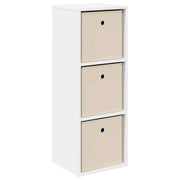 Credenza | Madia | Buffet da pranzo | Armadio da pranzo con cassetto Bianco 30,5 x 27 x 84,5 cm