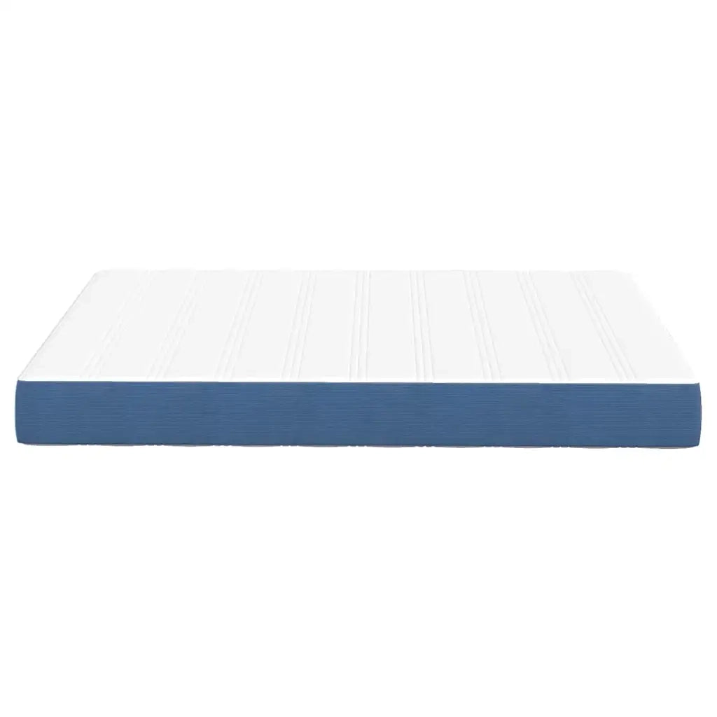 Materasso-Materasso per letto Blu 140 x 200 cm Tessuto