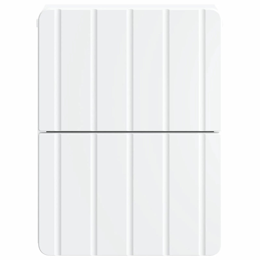 Set di 2 Comodini | Armadio da Notte | Mobiletto da notte a muro Bianco 33 x 34,5 x 43 cm