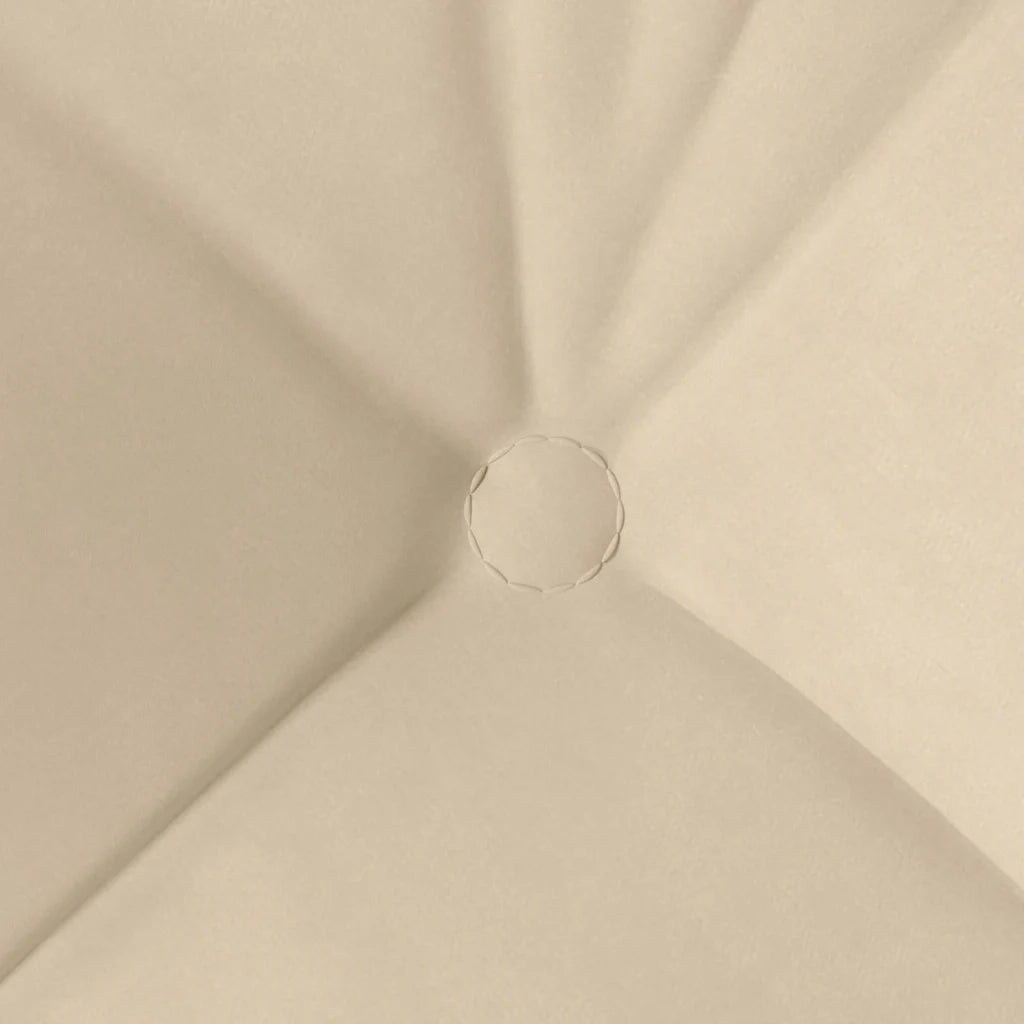 Cuscini per Seduta 4 pz | Cuscini per sedie Crema 40 x 40 cm Tessuto in Microfibra