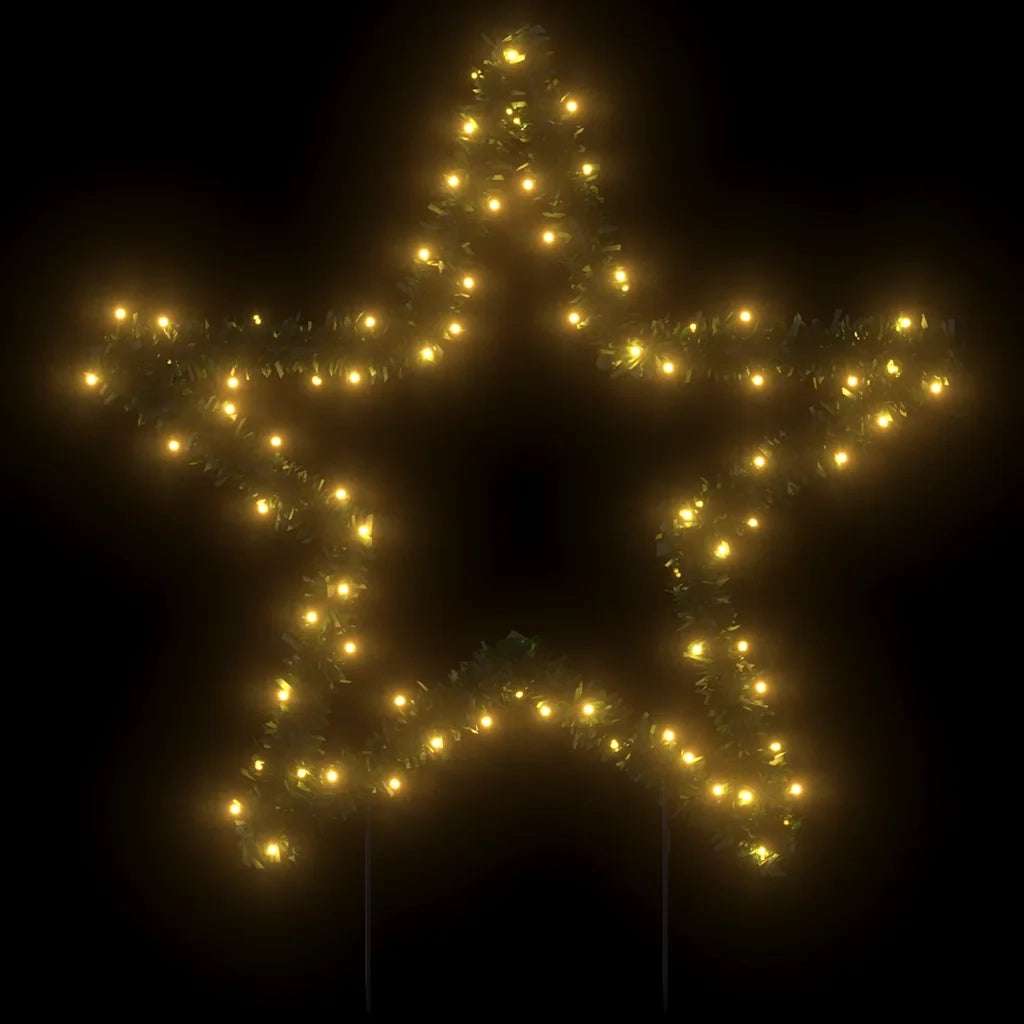 Decorazione Luminosa Natalizia con Picchetti Stella 80LED 60cm CFW8026202