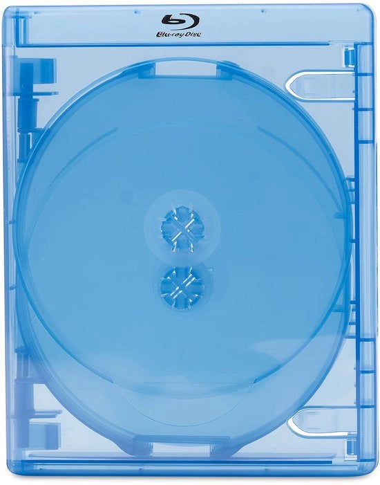 Etichetta per Blu-ray 5 Disco - 15mm - Blu - Confezione Standard - Ideale per Progetti Blu-ray - Etichetta per Dvd