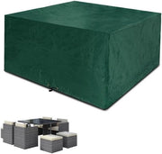 Cappotto impermeabile per mobili da giardino - Protezione dagli agenti atmosferici - 1 pezzo - Nero - 135x135x71 cm