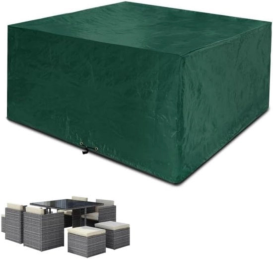 Cappotto impermeabile per mobili da giardino - Protezione dagli agenti atmosferici - 1 pezzo - Nero - 135x135x71 cm