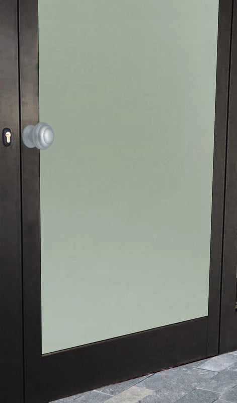 Pomolo fisso per porta SAGUATTI 178/60EB in alluminio argento satinato