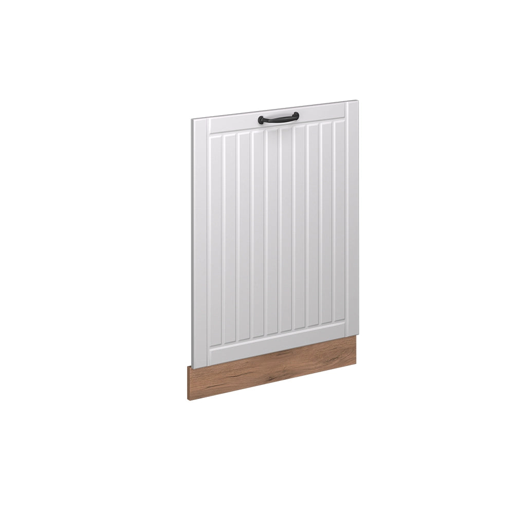 Vicco Pannello frontale della lavastoviglie Bianco casa di campagna 60 cm senza piano di lavoro