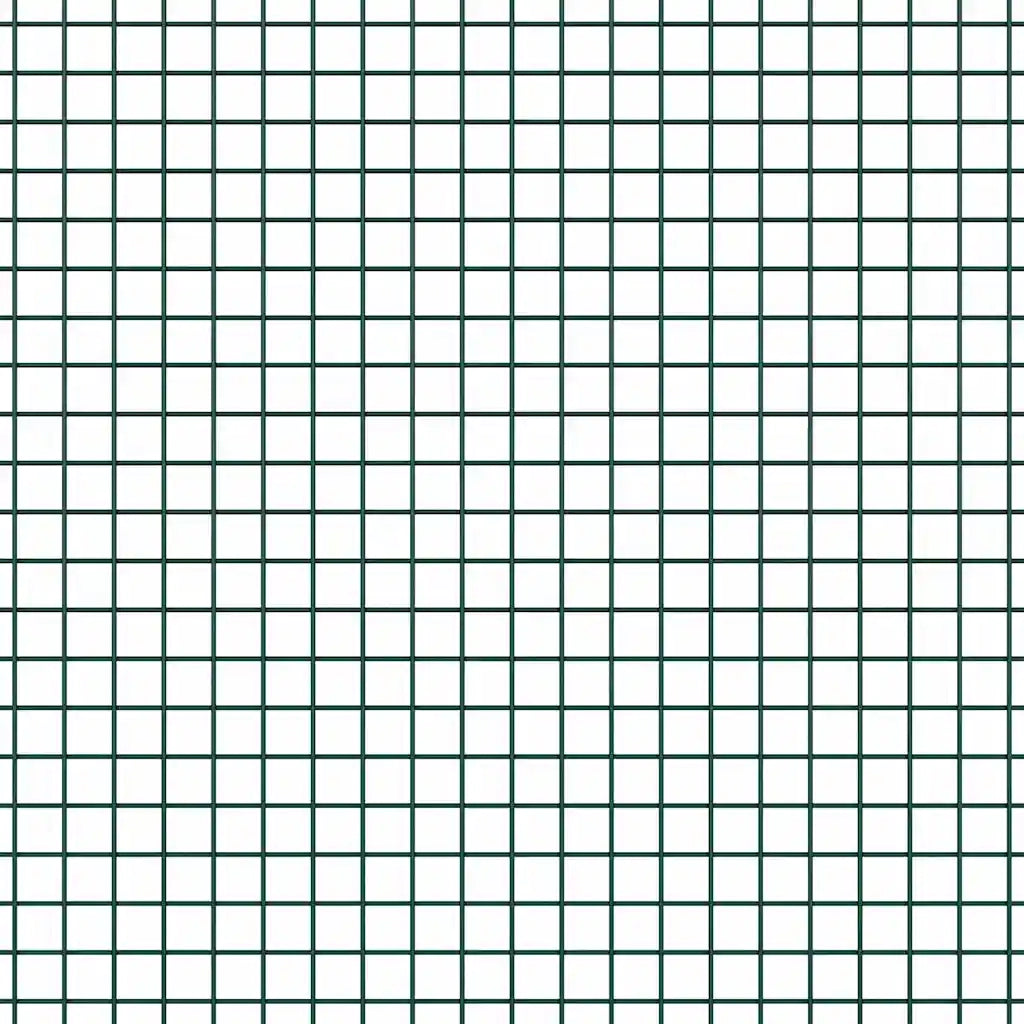 vidaXL Recinzione con pali. Verde 0.6 x 100 m Acciaio