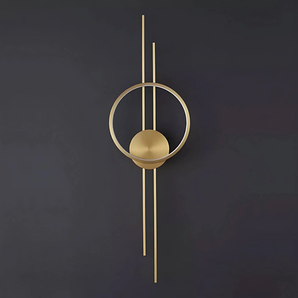 Applique Da Parete Led App1781-w Brush Gold