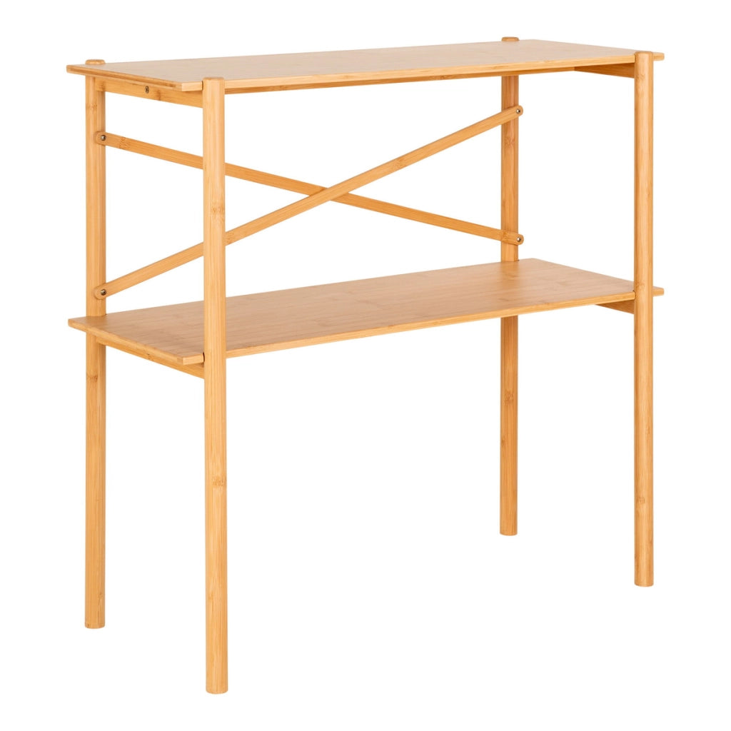 Tavolo Consolle Manaus, Marrone, Bamboo, 32x83x80,5 cm