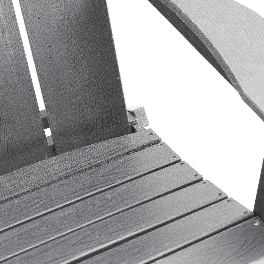Sedia Adirondack Pieghevole Grigio chiaro 80,5 x 74,5 x 92 cm 42006620