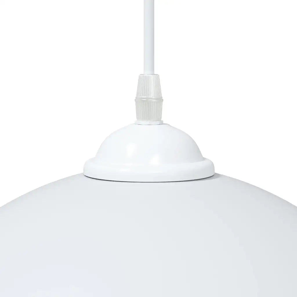 Lampada a Sospensione 2 pz Regolabile E27 Bianco Ã˜ 30cm Metallo