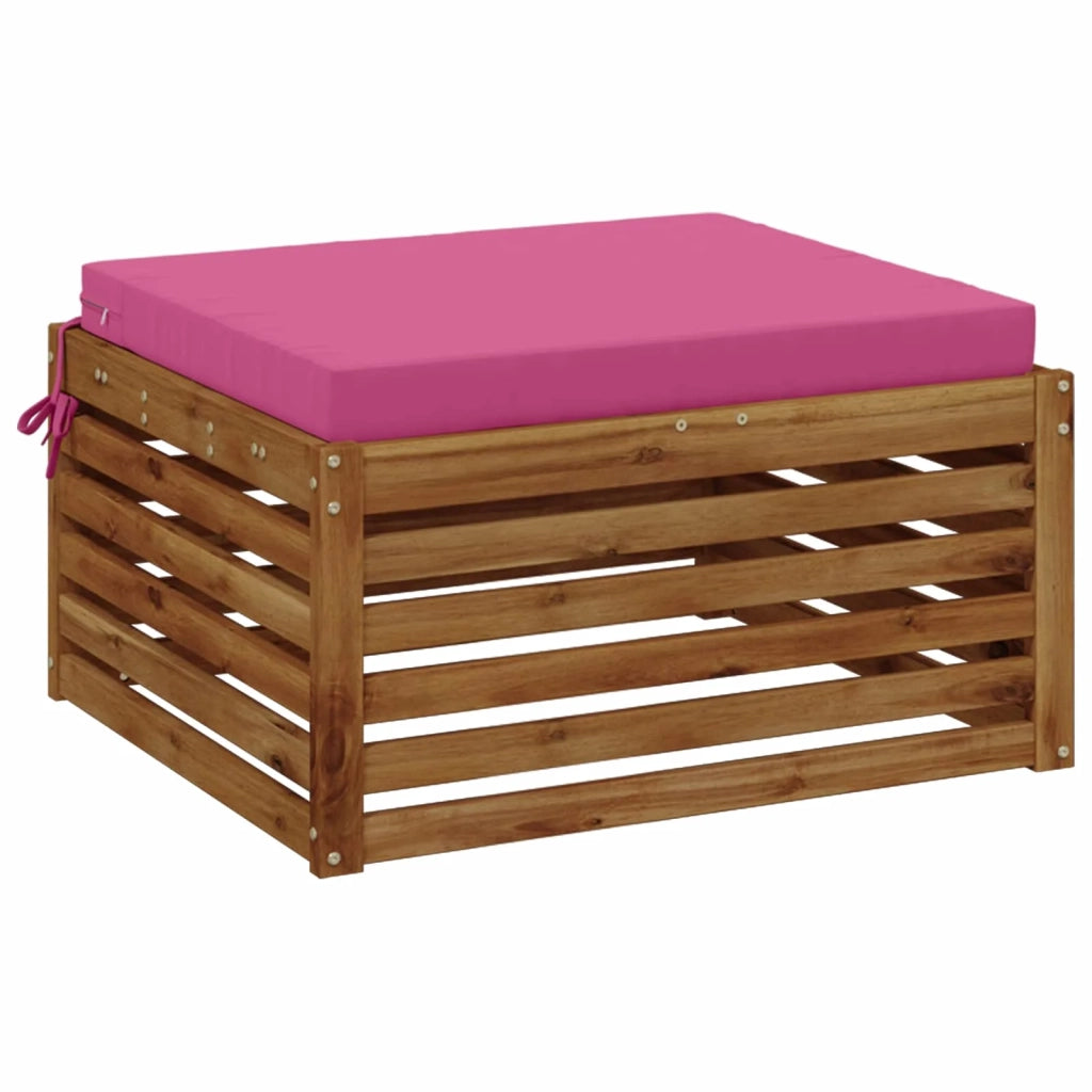 Cuscino per Sedia in Unico Pezzo SOEST 100% Poliestere Rosa 945097