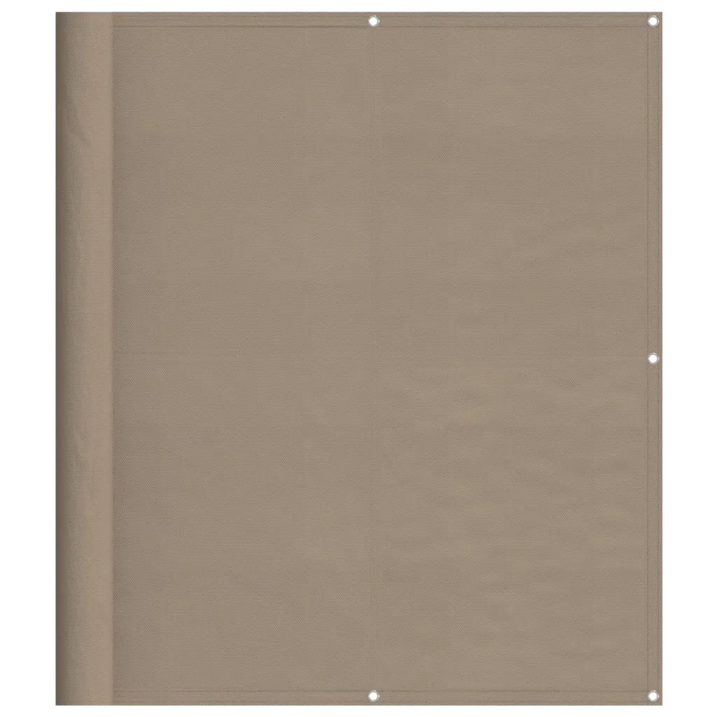 Paravento da Balcone Tortora 120x1000 cm 100% Poliestere Oxford 4000251