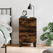 Comodino Rovere Fumo 40x40x66 cm in Legno Multistratocod mxl 81304