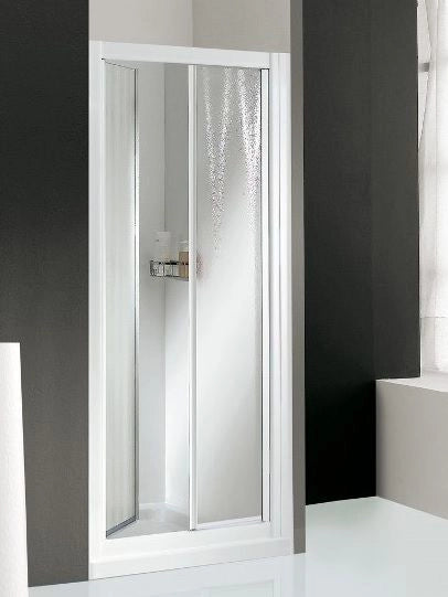 Box Porta Doccia in Acrilico - 1 lato, Apertura Saloon Interno/Esterno - Misura: 95 x h185 (AdattabilitÃ  93-98cm)